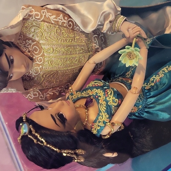 Disney Limited 6000 Worldwide Fairytale Designer Collection Jasmine And Aladdin - Picture 13 of 13